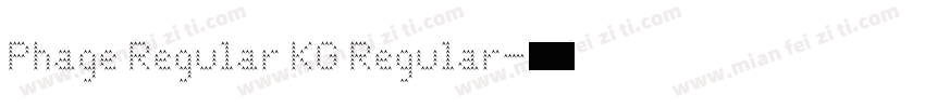 Phage Regular KG Regular字体转换